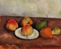 Still Life Plate and Fruit 2 Paul Cezanne
